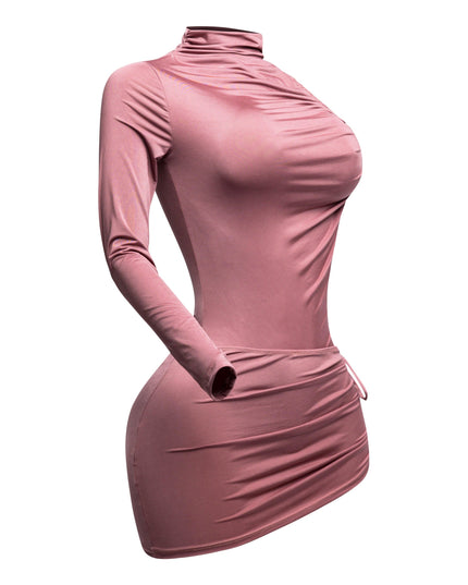 One sleeve bodysuit & mini skirt set - Muvin 
