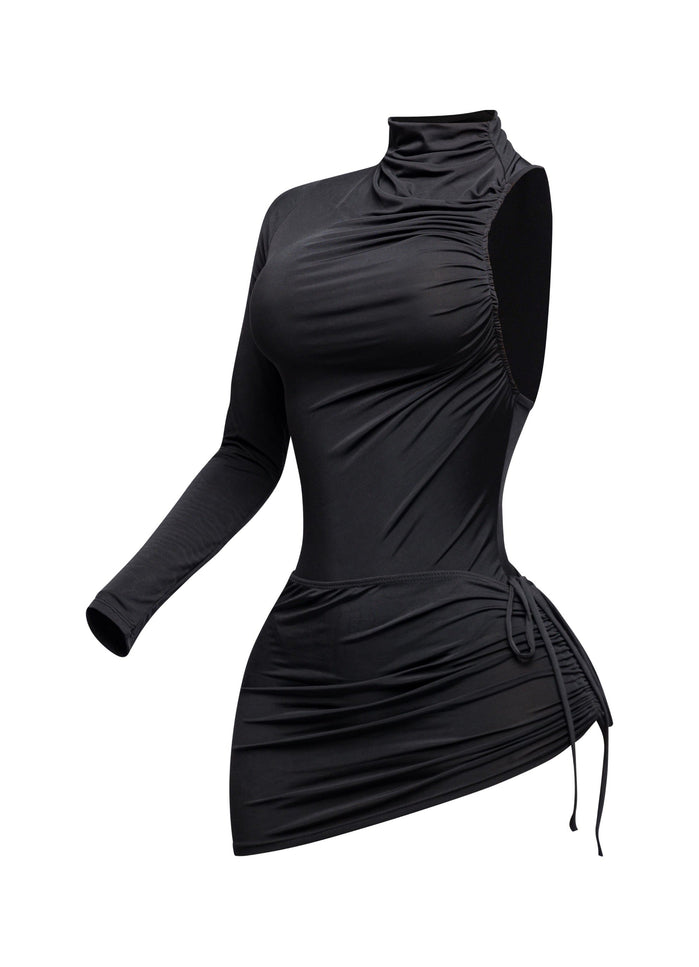 One sleeve bodysuit & mini skirt set - Muvin 