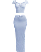 BLUE/WHITE / S