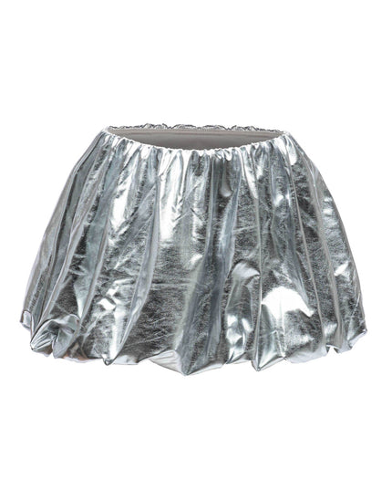 METALLIC BUBBLE SKIRT - Muvin 
