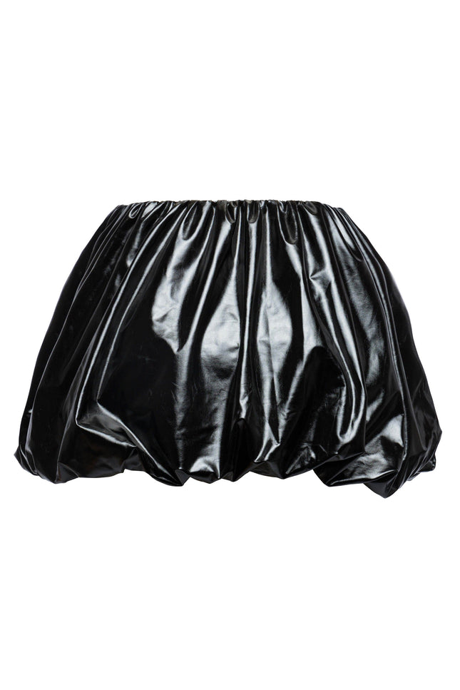 METALLIC BUBBLE SKIRT - Muvin 