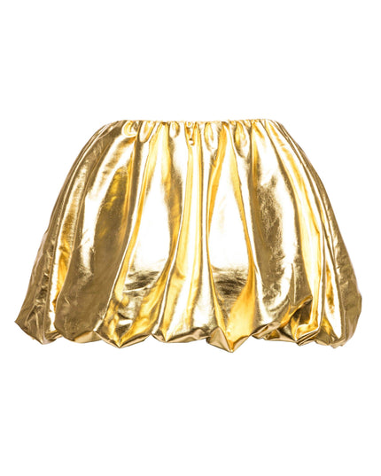 METALLIC BUBBLE SKIRT - Muvin 