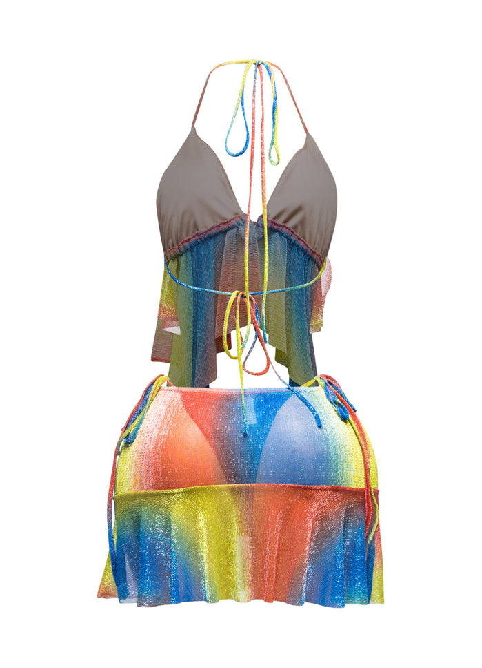Ruffled 3 Pieces Sunsuit - Muvin 