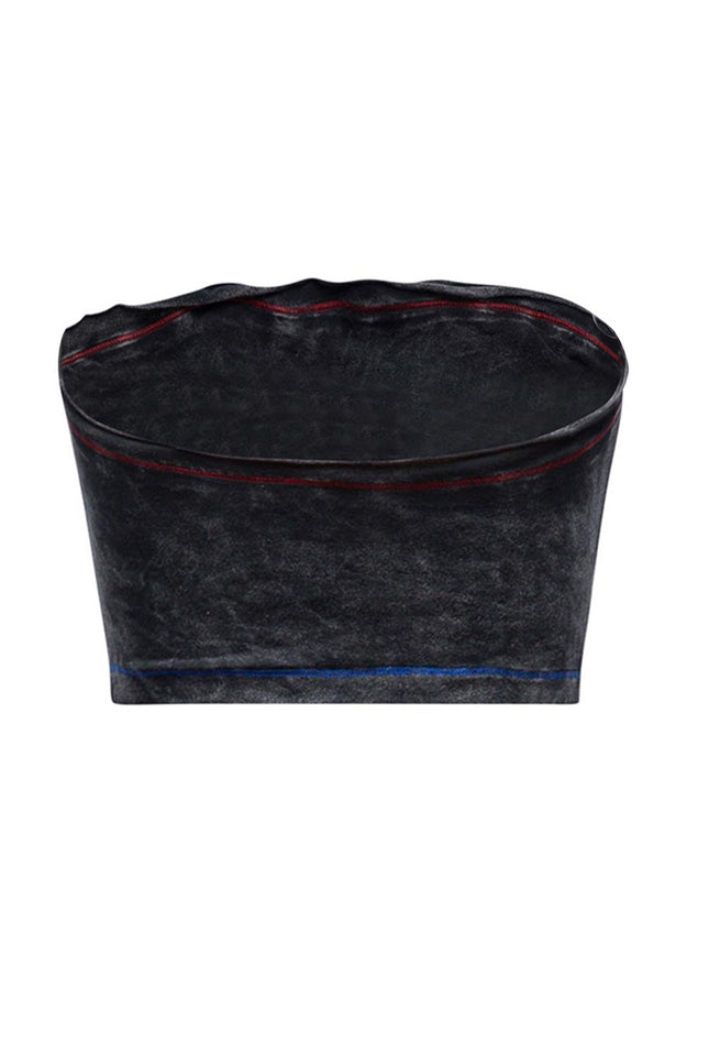 Mineral washed tube top - Muvin 