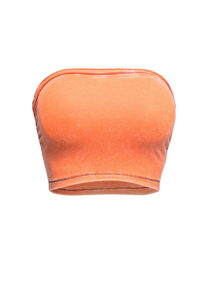 Mineral washed tube top - Muvin 