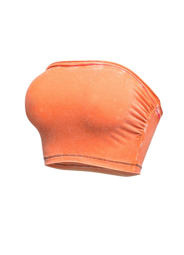 Mineral washed tube top - Muvin 