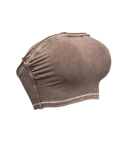 Mineral washed tube top - Muvin 