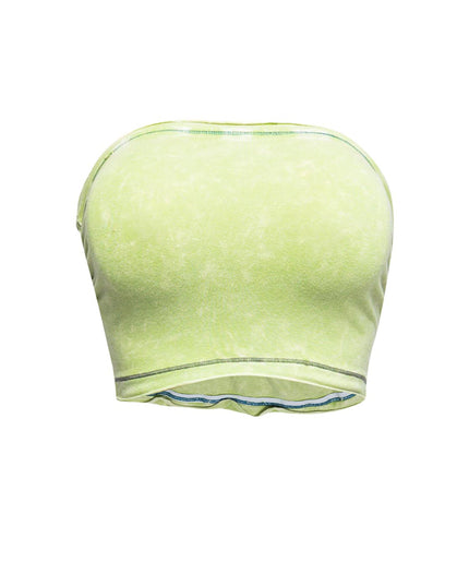 Mineral washed tube top - Muvin 