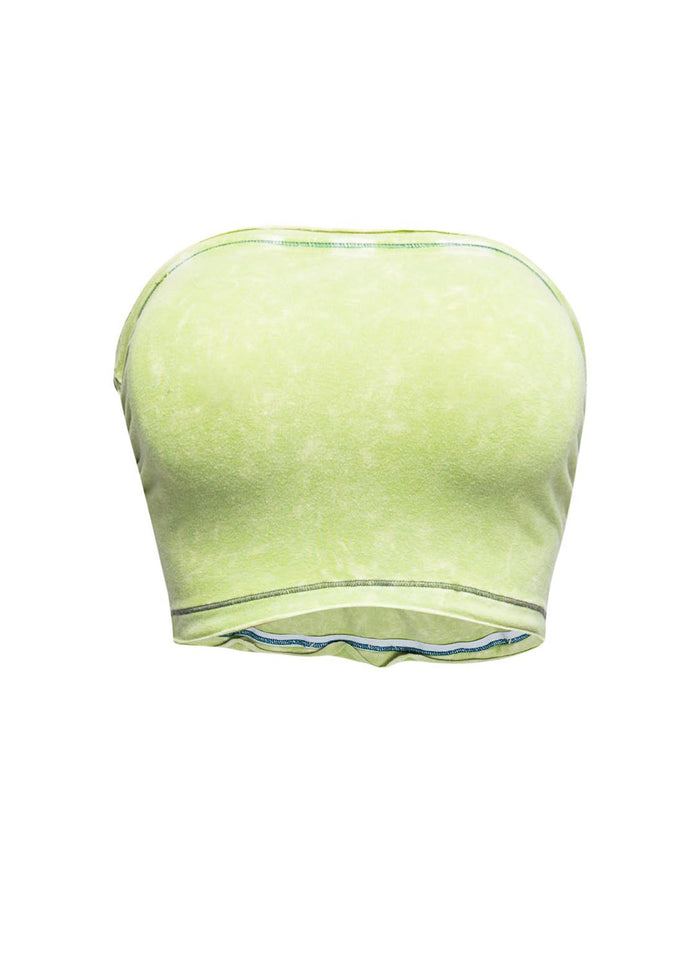 Mineral washed tube top - Muvin 