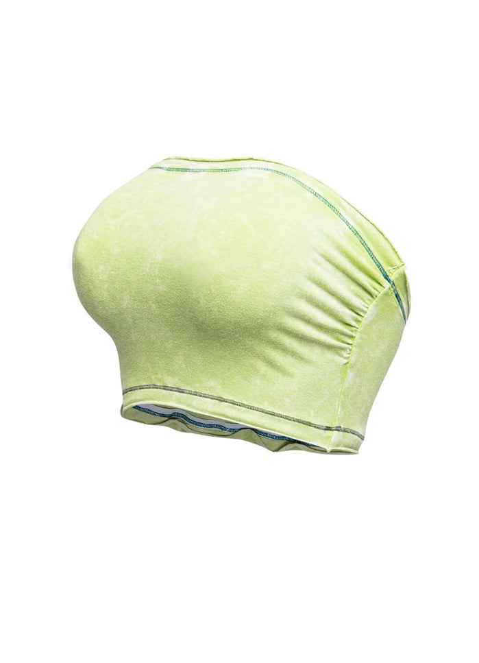 Mineral washed tube top - Muvin 