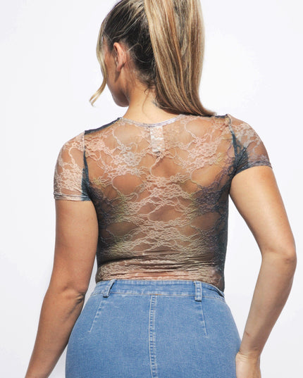 Body printed bodysuit - Muvin 