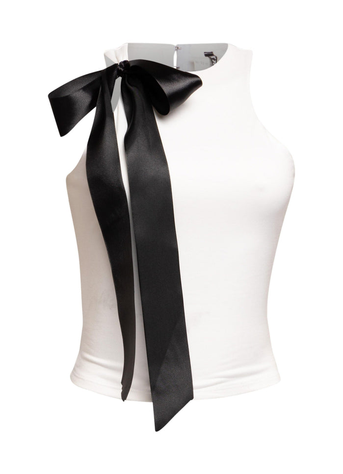Sweet Intentions Ribbon Tie Tank Top - Muvin 