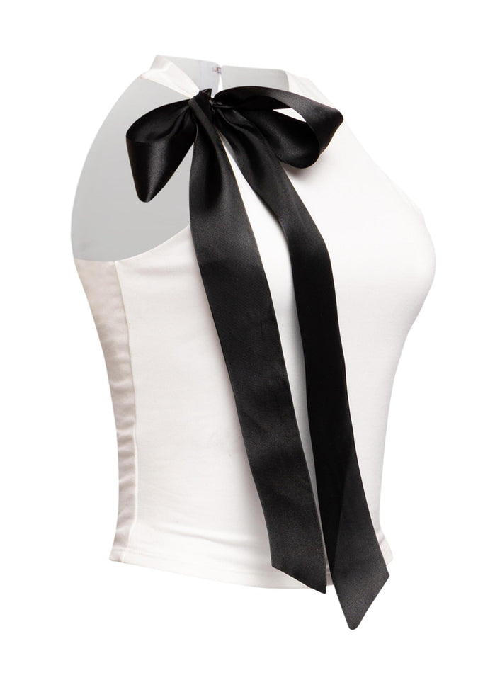 Sweet Intentions Ribbon Tie Tank Top - Muvin 