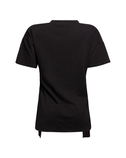 Game Day Graphic Ruched Tie Tee - Muvin 