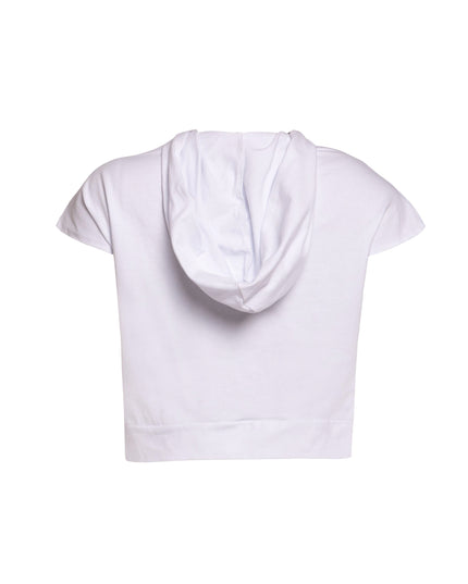 White Bogomore King of Speed Tee back view highlighting detailed racing car graphic