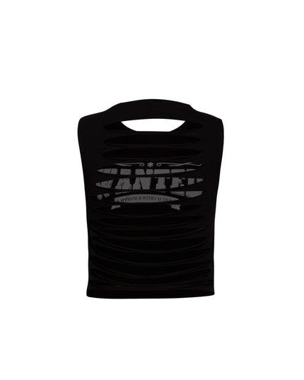 Wanted Cutout Muscle Tank - Muvin 