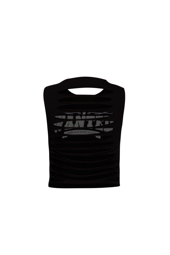 Wanted Cutout Muscle Tank - Muvin 