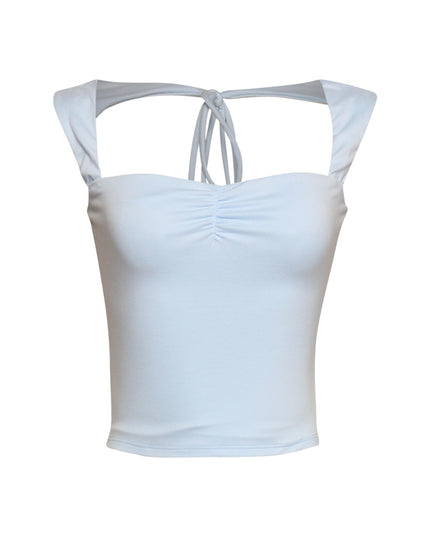 Sleeveless tied back top - Muvin 