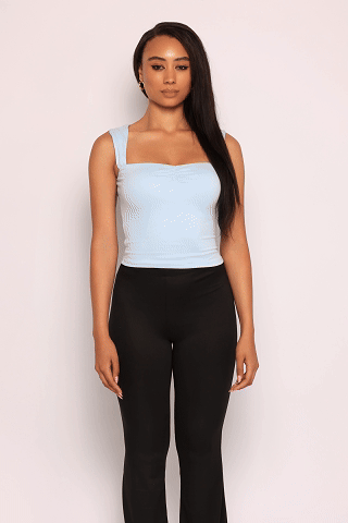 Sleeveless tied back top - Muvin 