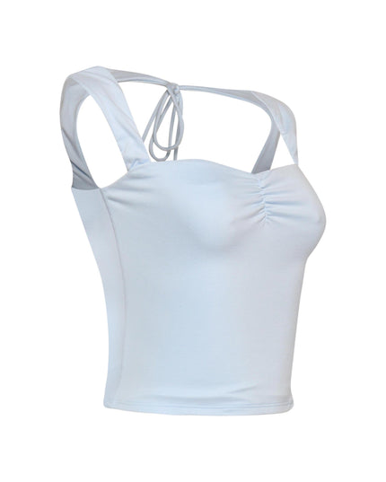 Sleeveless tied back top - Muvin 