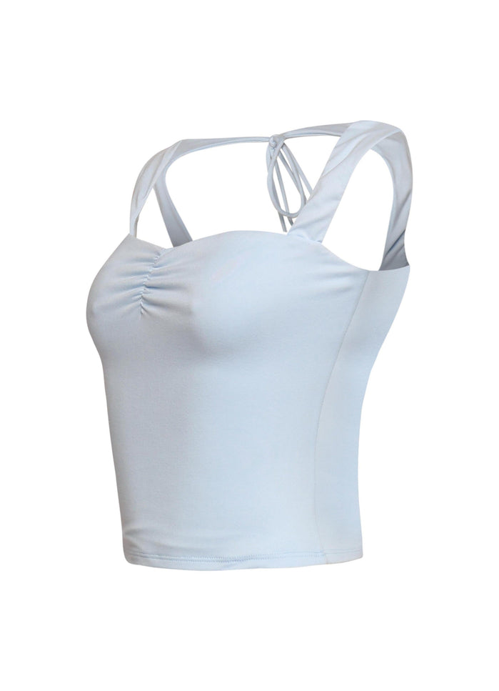Sleeveless tied back top - Muvin 