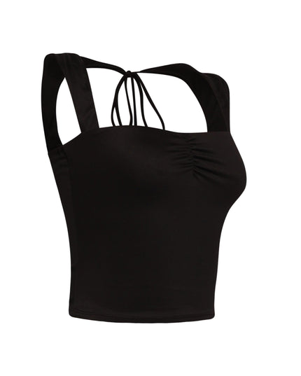Sleeveless tied back top - Muvin 