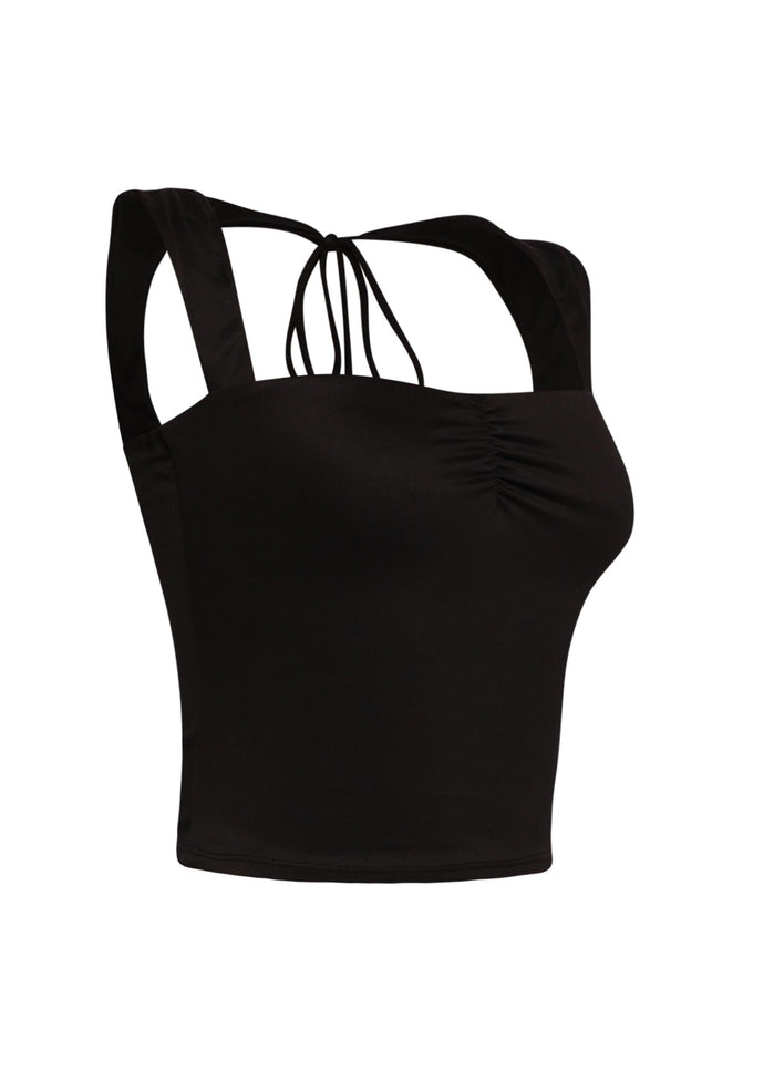 Sleeveless tied back top - Muvin 