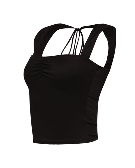 Sleeveless tied back top - Muvin 