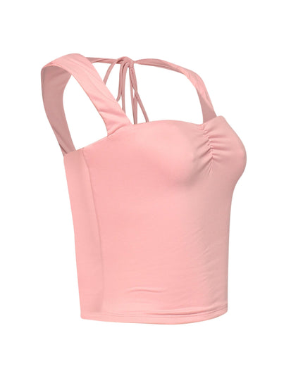 Sleeveless tied back top - Muvin 