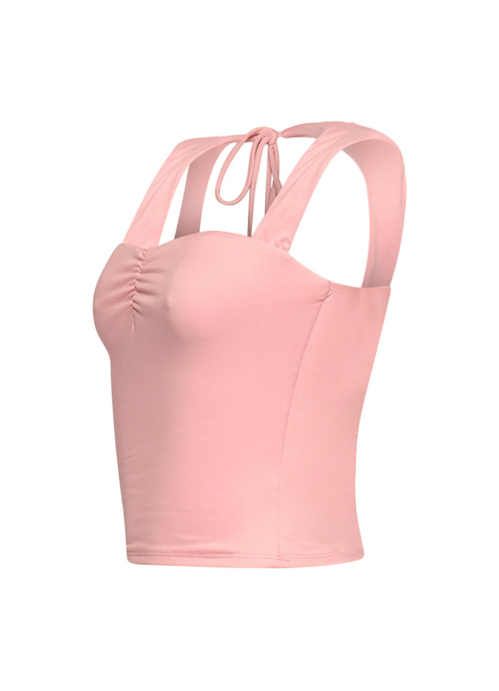 Sleeveless tied back top - Muvin 