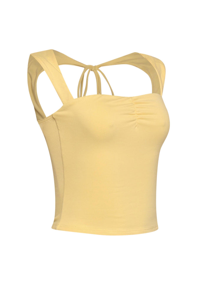 Sleeveless tied back top - Muvin 