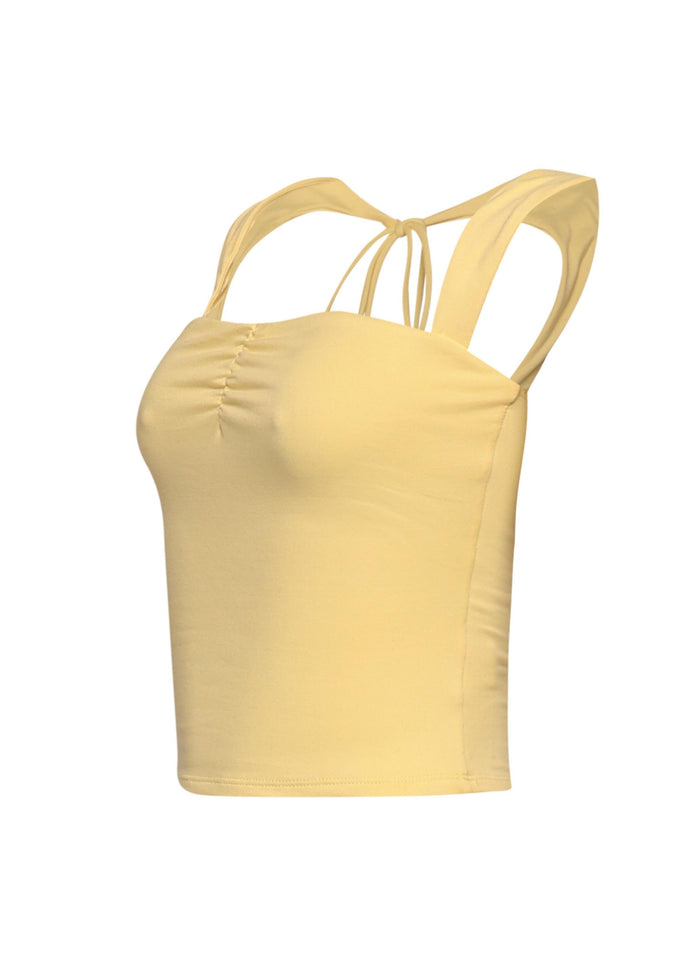 Sleeveless tied back top - Muvin 