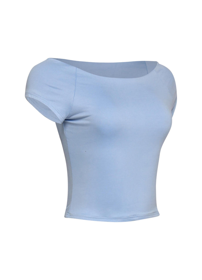 Cap Sleeve Black Top - Muvin 