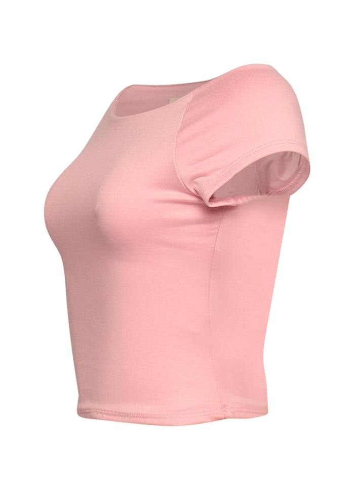 Cap Sleeve Black Top - Muvin 