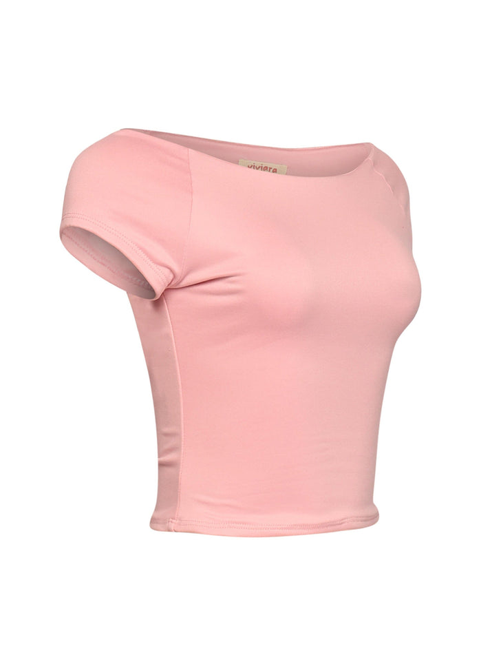 Cap Sleeve Black Top - Muvin 