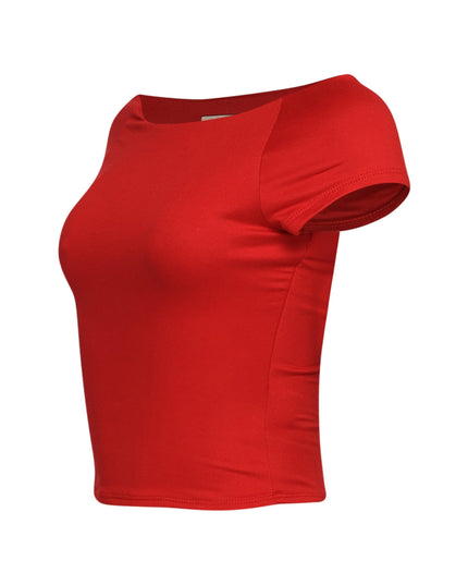 Cap Sleeve Black Top - Muvin 