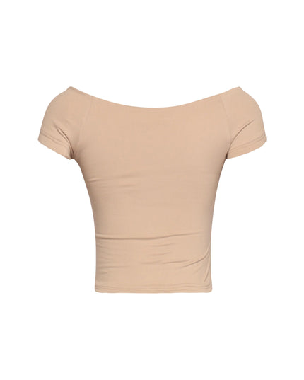 Cap Sleeve Black Top - Muvin 