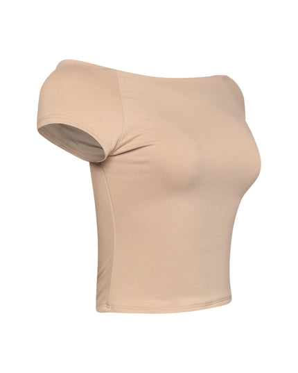 Cap Sleeve Black Top - Muvin 