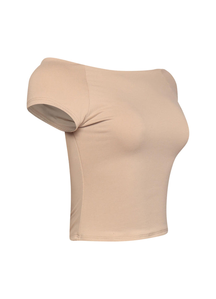 Cap Sleeve Black Top - Muvin 