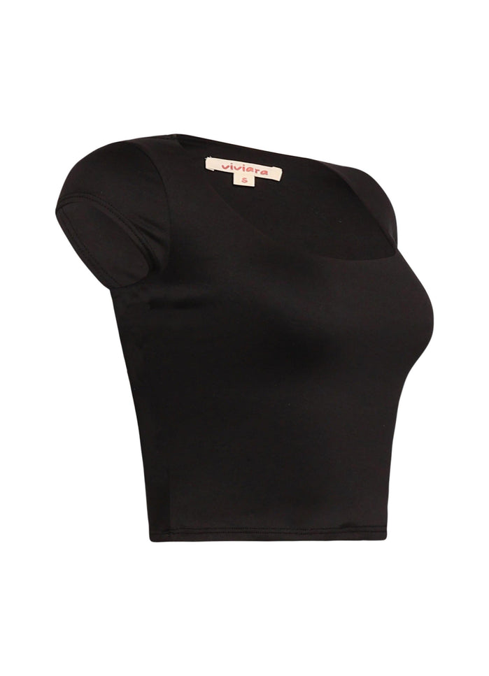 Squared neck cap sleeve top - Muvin 
