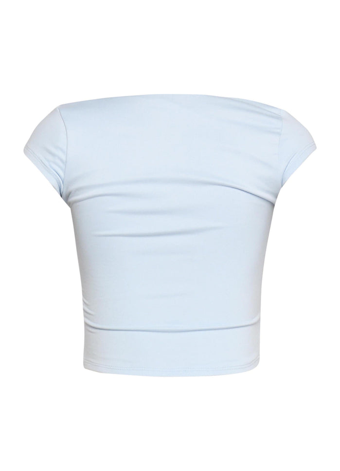 Squared neck cap sleeve top - Muvin 