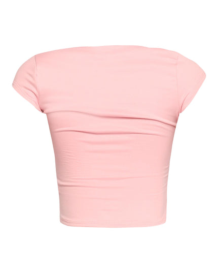 Squared neck cap sleeve top - Muvin 
