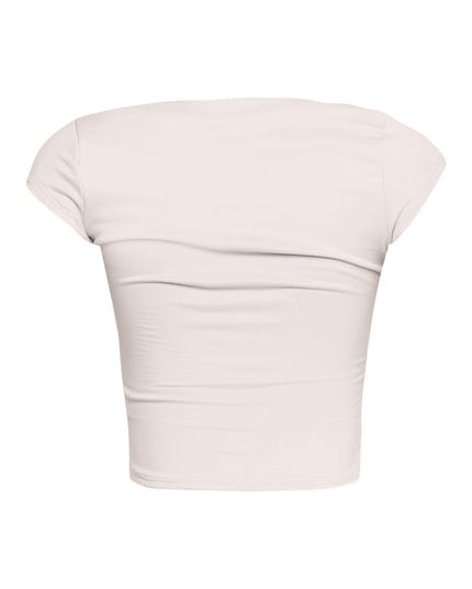 Squared neck cap sleeve top - Muvin 