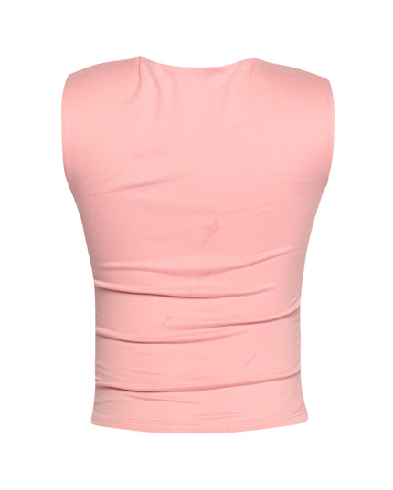 Scoop neck sleeveless top - Muvin 