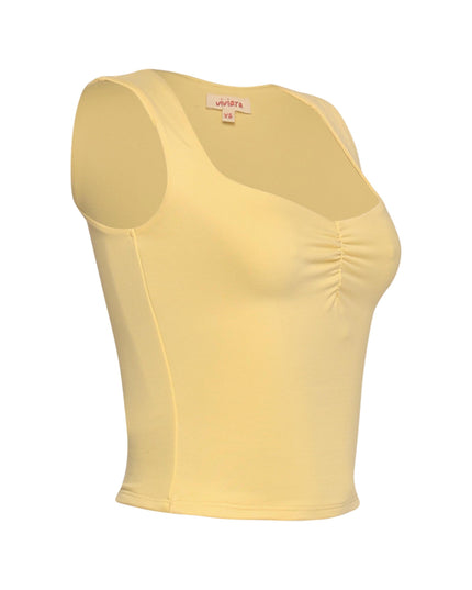 Scoop neck sleeveless top - Muvin 