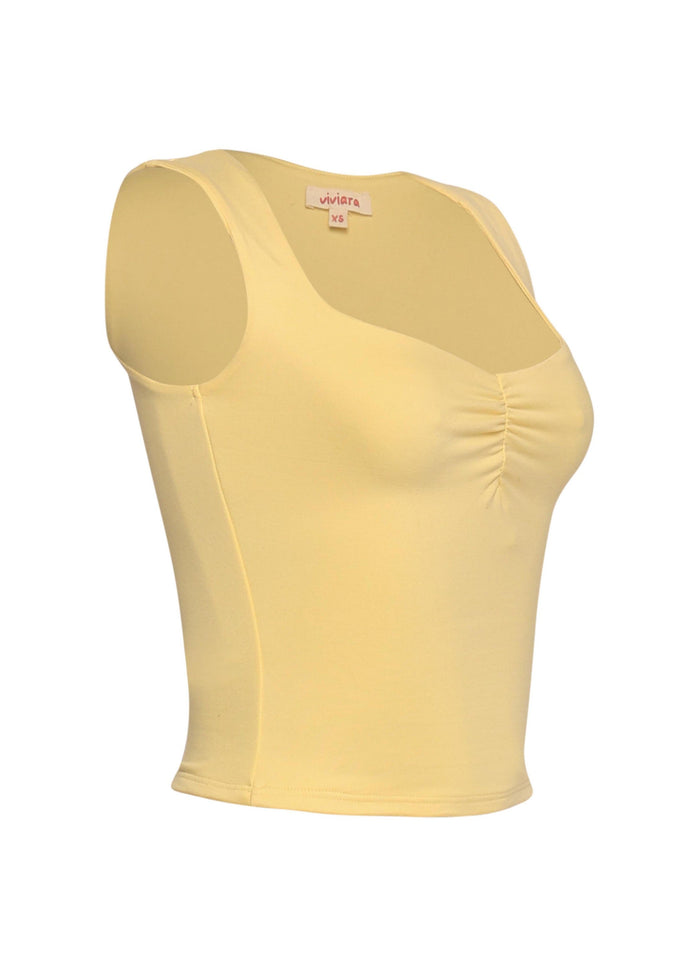 Scoop neck sleeveless top - Muvin 