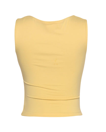 Scoop neck sleeveless top - Muvin 