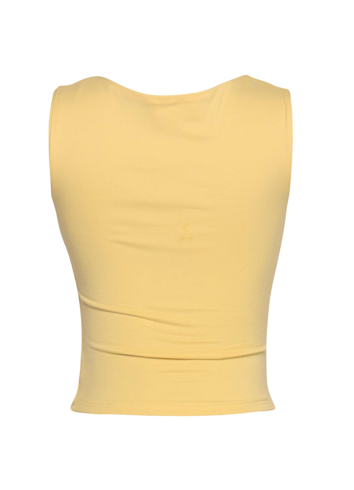 Scoop neck sleeveless top - Muvin 
