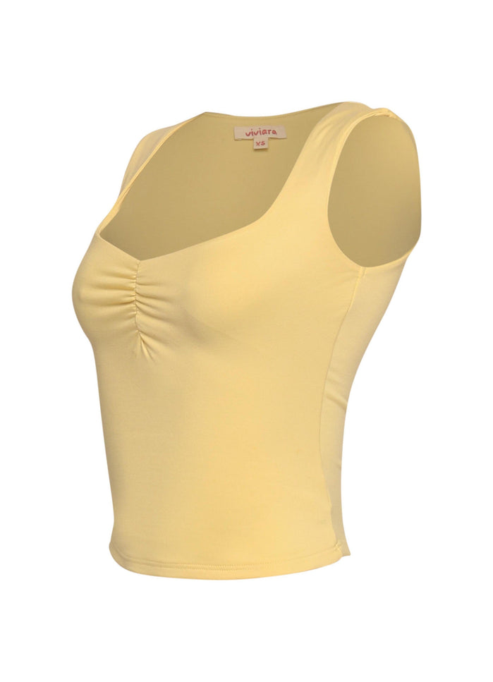 Scoop neck sleeveless top - Muvin 